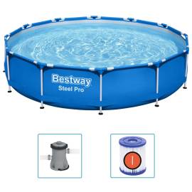 Bestway piscină cu cadru steel pro, 366 x 76 cm, 2 image