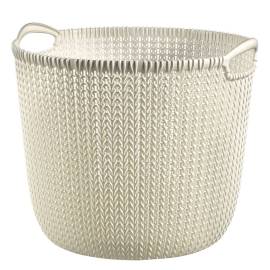 Curver coș de depozitare „knit” rotund l 30l, alb crem, 2 image