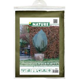 Nature huse de fleece pentru iarnă, 2 buc, 50 g/m² 150x75 cm, verde, 4 image