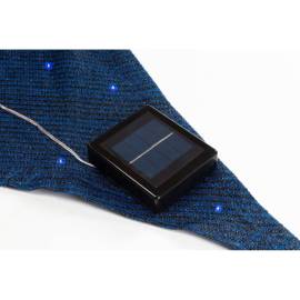 Perel pânză parasolar led starry sky triunghi 3,6 m, albastru închis, 3 image