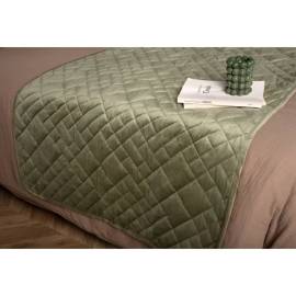 Venture home cuvertură de pat „jilly” 80x260 cm, verde, poliester, 4 image