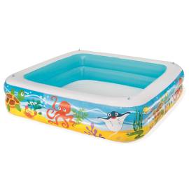 Bestway piscină de joacă cu baldachin, albastru, 140x140x114 cm, 52192, 5 image