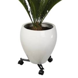 Nature cărucior pentru plante reglabil cu 3 brațe, negru, metal, 8 image