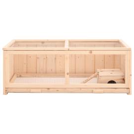 Cușcă pentru hamsteri, 104x52x54 cm, lemn masiv de brad, 4 image