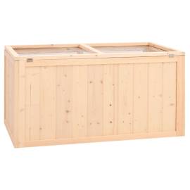 Cușcă pentru hamsteri, 89,5x45x45 cm, lemn masiv de brad, 6 image