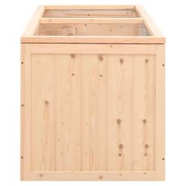 Cușcă pentru hamsteri, 89,5x45x45 cm, lemn masiv de brad, 5 image