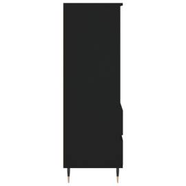 Dulap înalt, negru, 40x36x110 cm, lemn compozit, 7 image