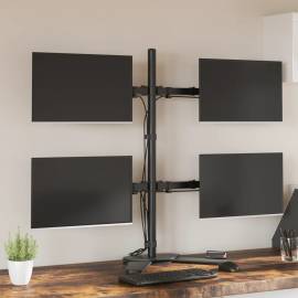 Suport de perete pentru monitor vesa 75/100 mm, negru, oțel