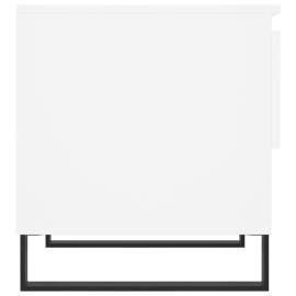 Măsuțe de cafea, 2 buc., alb, 50x46x50 cm, lemn compozit, 8 image