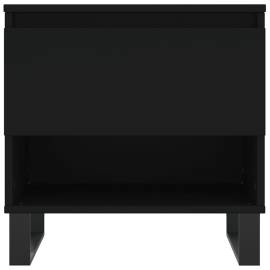 Măsuțe de cafea, 2 buc., negru, 50x46x50 cm, lemn compozit, 6 image