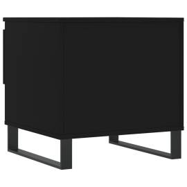 Măsuțe de cafea, 2 buc., negru, 50x46x50 cm, lemn compozit, 9 image