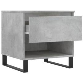 Mese de cafea, 2 buc., gri beton, 50x46x50 cm, lemn compozit, 7 image