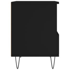 Noptiere, 2 buc., negru, 40x35x50 cm, lemn compozit, 8 image