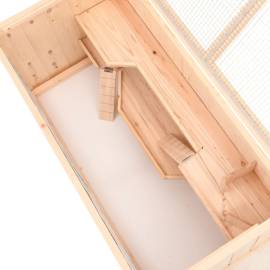 Cușcă pentru hamsteri, 104x52x54 cm, lemn masiv de brad, 7 image