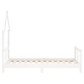 Cadru de pat pentru copii, 80x160 cm, lemn masiv de pin, 5 image