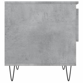 Mese de cafea, 2 buc., gri beton, 50x46x50 cm, lemn compozit, 8 image