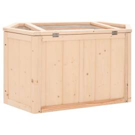 Cușcă pentru hamsteri, 80x40x43 cm, lemn masiv de brad, 6 image