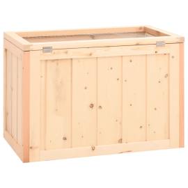 Cușcă pentru hamsteri, 60x35,5x42 cm, lemn masiv de brad, 6 image