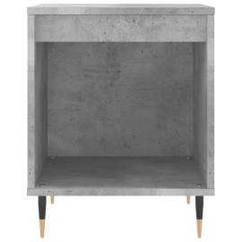 Noptieră, gri beton, 40x35x50 cm, lemn compozit, 4 image