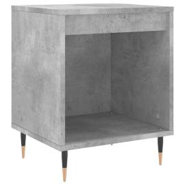 Noptieră, gri beton, 40x35x50 cm, lemn compozit, 2 image