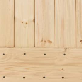 Ușă glisantă cu set feronerie, 100x210 cm, lemn masiv de pin, 7 image