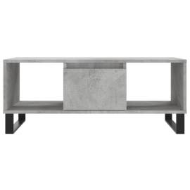 Măsuță de cafea, gri beton, 90x50x36,5 cm, lemn compozit, 5 image