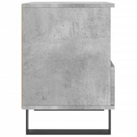 Noptiere, 2 buc., gri beton, 40x35x50 cm, lemn compozit, 8 image
