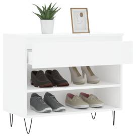 Pantofar, alb, 70x36x60 cm, lemn prelucrat, 4 image