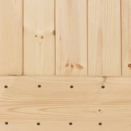 Ușă glisantă cu set de feronerie 70x210 cm, lemn masiv de pin, 7 image