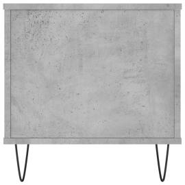 Măsuță de cafea, gri beton, 90x44,5x45 cm, lemn compozit, 7 image