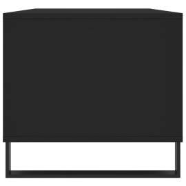 Măsuță de cafea, negru, 90x49x45 cm, lemn compozit, 7 image