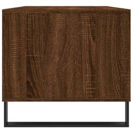 Măsuță de cafea, stejar maro, 90x49x45 cm, lemn prelucrat, 7 image