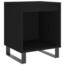 Noptiere, 2 buc., negru, 40x35x50 cm, lemn compozit, 4 image