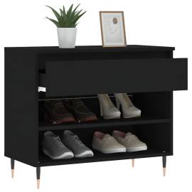 Pantofar, negru, 70x36x60 cm, lemn prelucrat, 4 image