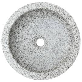 Lavoar de blat, gri, rotund, Φ41x14 cm, ceramică, 4 image