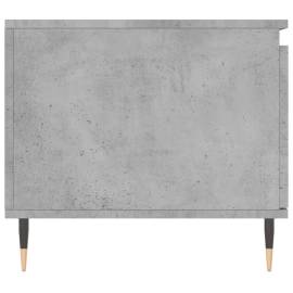 Măsuță de cafea, gri beton, 100x50x45 cm, lemn prelucrat, 7 image