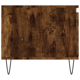 Măsuță de cafea, stejar fumuriu, 100x50x45 cm, lemn prelucrat, 7 image