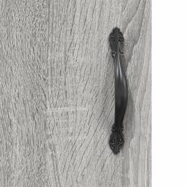 Dulap de perete, gri sonoma, 34,5x34x90 cm, lemn prelucrat, 11 image