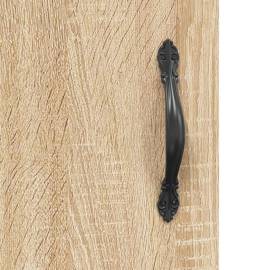 Dulap de perete, stejar sonoma, 34,5x34x90 cm, lemn prelucrat, 11 image