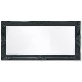 Oglindă de perete în stil baroc, 100 x 50 cm, negru, 5 image