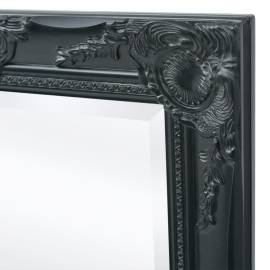 Oglindă de perete în stil baroc, 100 x 50 cm, negru, 6 image