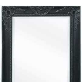 Oglindă de perete în stil baroc, 100 x 50 cm, negru, 7 image