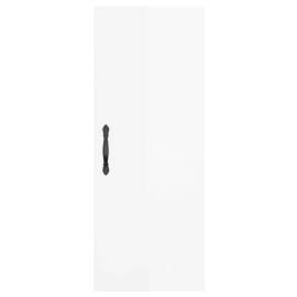 Dulap de perete, alb extralucios, 34,5x34x90 cm, lemn prelucrat, 6 image