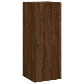 Dulap de perete, maro stejar, 34,5x34x90 cm, lemn prelucrat, 2 image