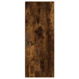Dulap de perete, stejar fumuriu, 34,5x34x90 cm, lemn prelucrat, 6 image