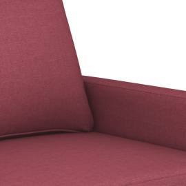 Fotoliu canapea, roșu vin, 60 cm, material textil, 6 image