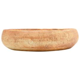 Lavoar de blat, maro, 59x40x15 cm, ceramică, oval, 3 image