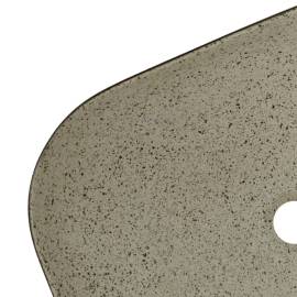Lavoar de blat gri/negru 48x37,5x13,5 cm, ceramică, dreptunghi, 7 image