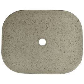 Lavoar de blat gri/negru 48x37,5x13,5 cm, ceramică, dreptunghi, 6 image