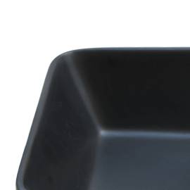Lavoar de blat negru/maro 46x35,5x13 cm, ceramică, dreptunghi, 7 image